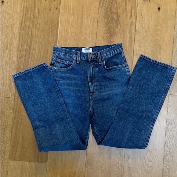 Agolde Pinch Waist High Rise Kick Flare Jeans - Picture 3 of 16